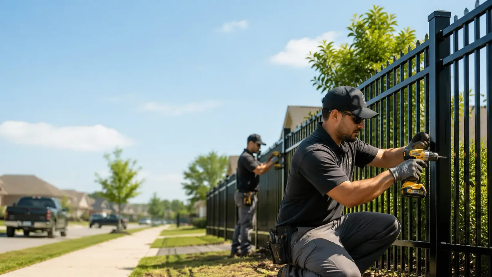 Metal Fence Installation in Rising Sun, IN
